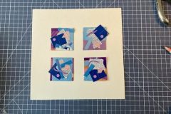 Purple, Blue, Pink
